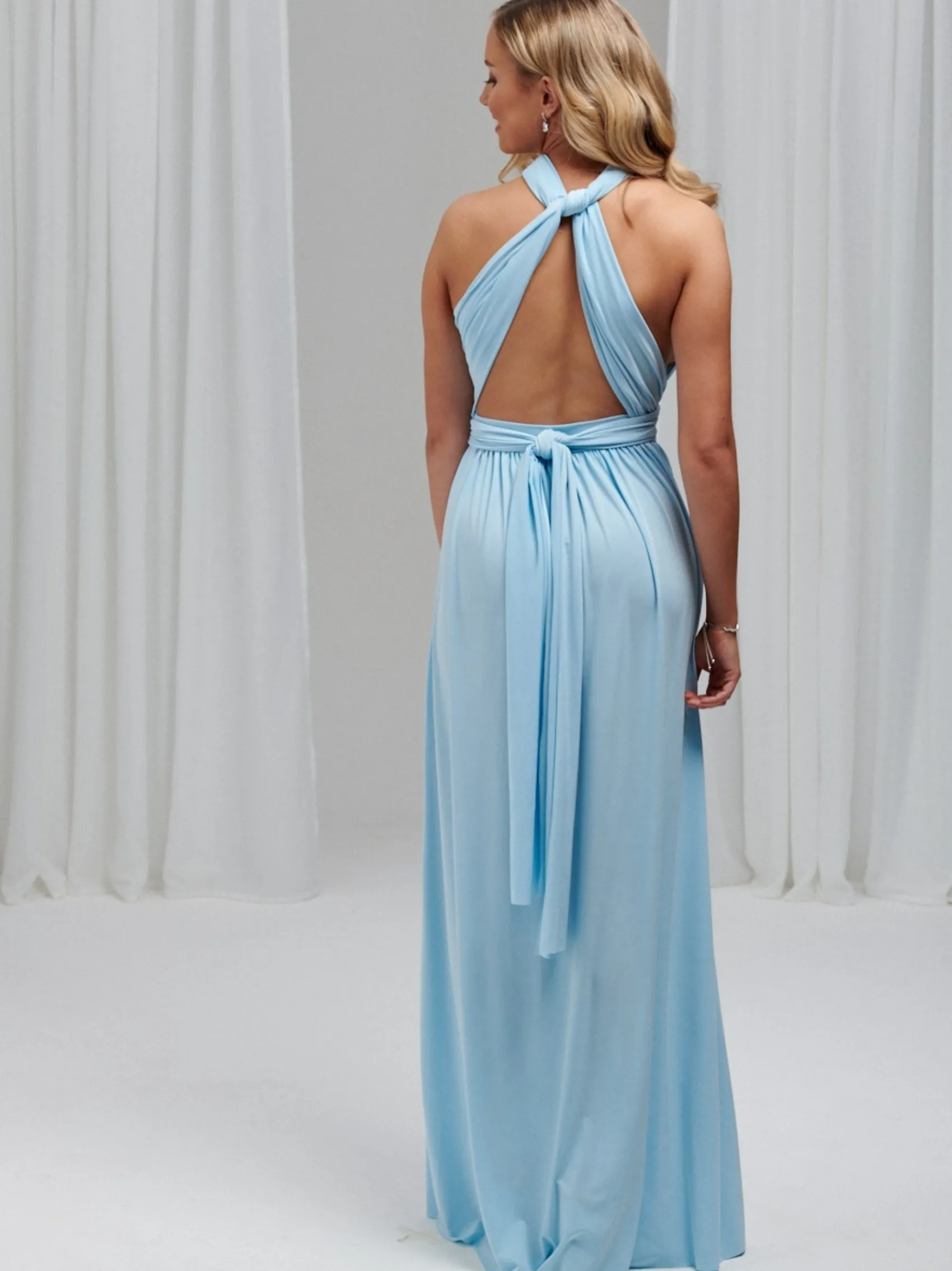 Lace & Favour Multiway Bridesmaid Dresses*Emily Rose Multiway Bridesmaid Dress (One Size) Sky Blue