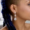 Lace & Favour Silver Prom Jewellery | Prom Earrings*Eternal Chandelier Crystal Wedding Earrings Silver