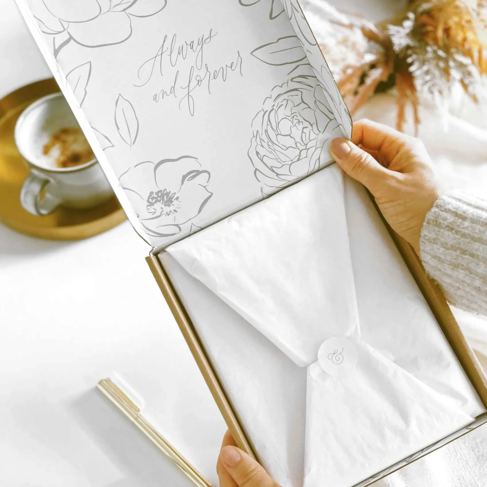 Blush & Gold Wedding Planner Books | Engagement Gifts*Eucalyptus Luxury Wedding Planner Book with Gilded Edges | L&F White/ Pale Green