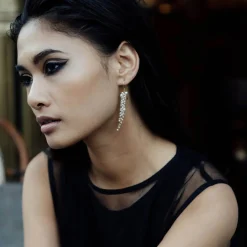 Freya Rose Pearl Jewellery | Silver Wedding Jewellery*Delicate Silver Pearl Drop Earrings