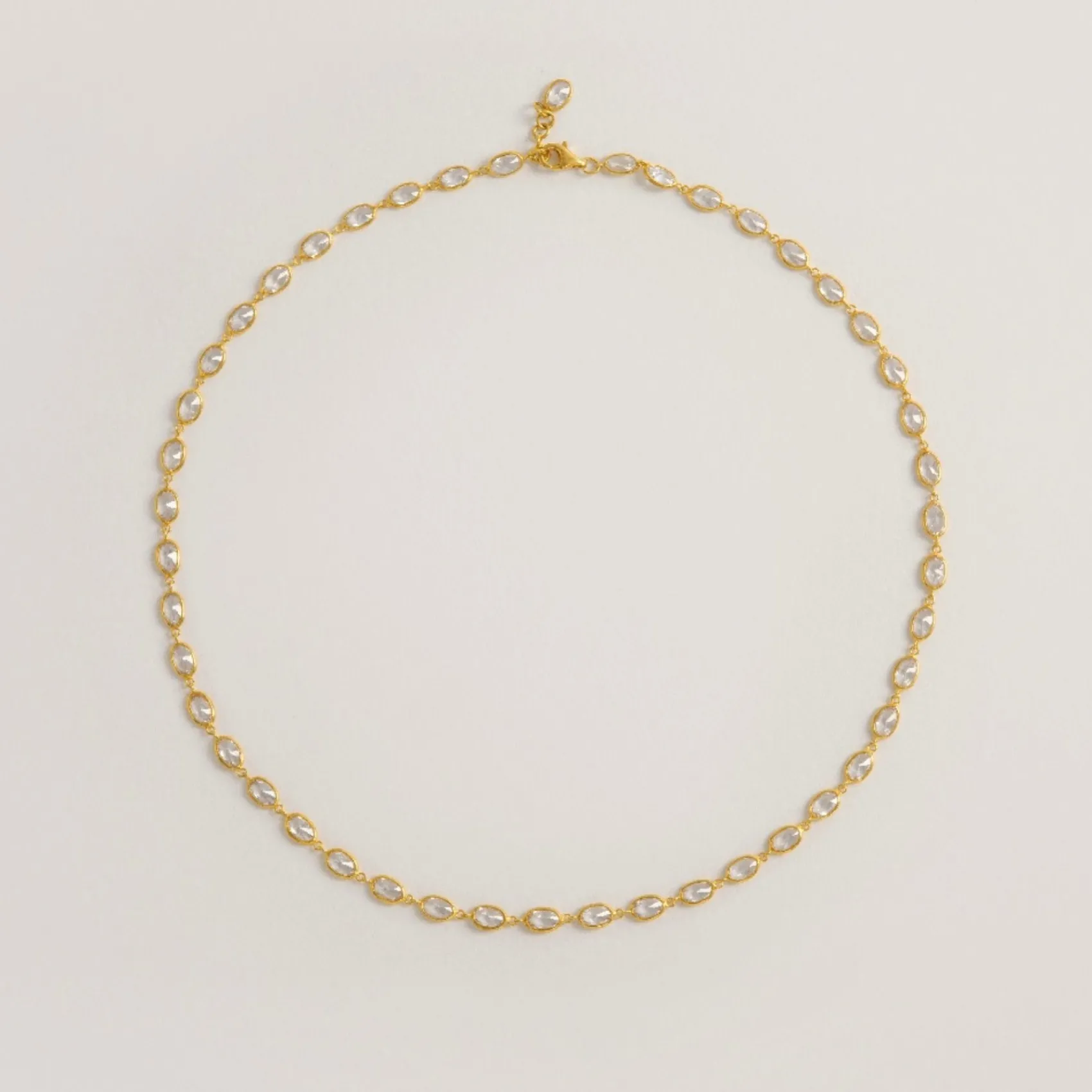 Freya Rose Mother Of The Groom Gifts | Mother Of The Bride Gifts*Oval Crystal Gold Framed Necklace