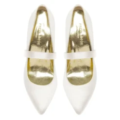 Freya Rose Detachable Shoe Straps*Plain Silk Detachable Shoe Straps Ivory