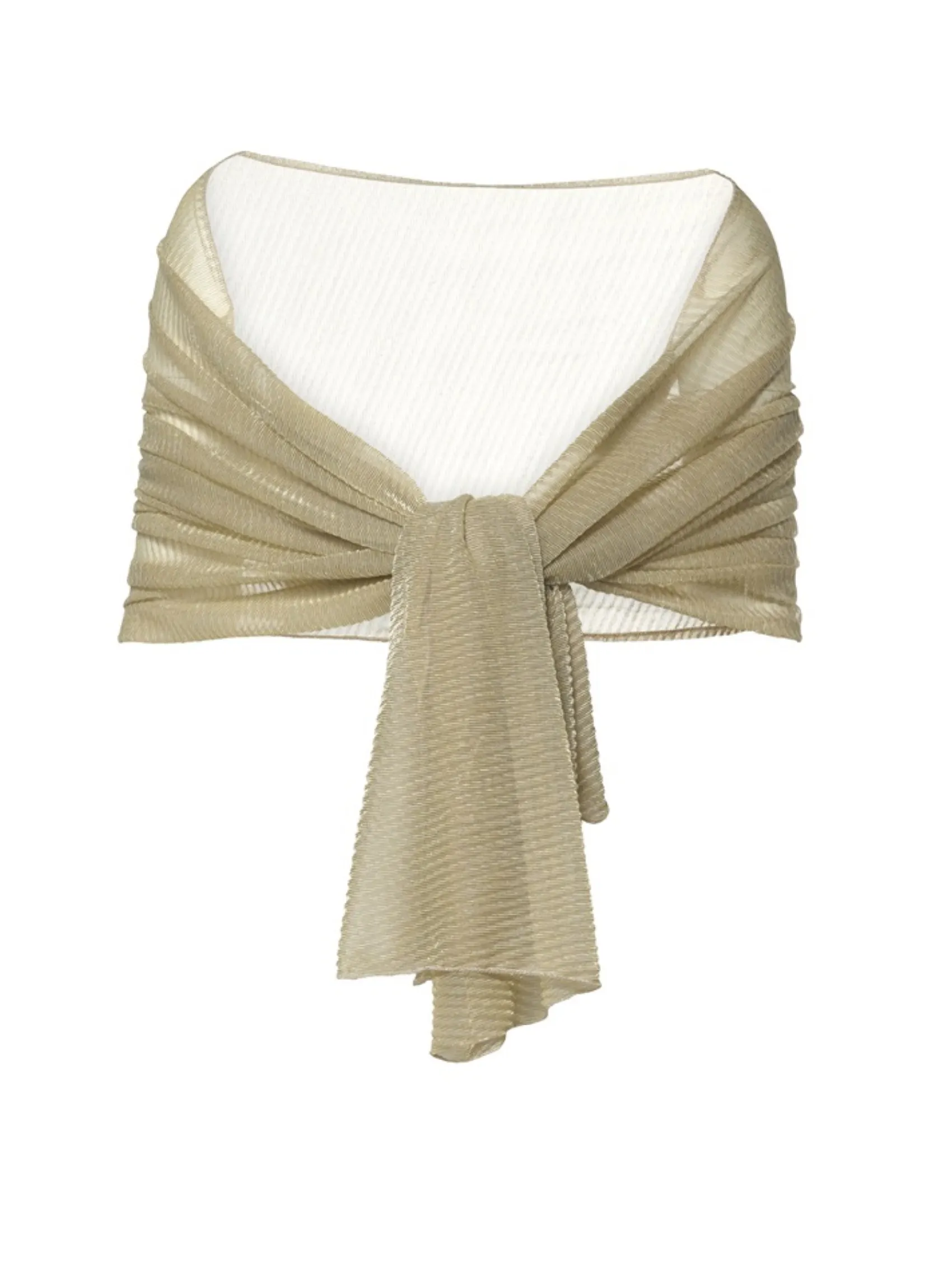 Poirier Wedding Capes & Wraps | Wedding Guest Jackets & Cover Ups*Metallic Wedding Shawl Gold