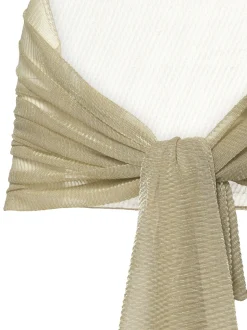 Poirier Wedding Capes & Wraps | Wedding Guest Jackets & Cover Ups*Metallic Wedding Shawl Gold