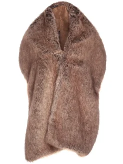 Helen Moore Faux Fur Jackets, Capes And Shawls | Wedding Capes & Wraps*Long Faux Fur Stole | Lace & Favour Truffle