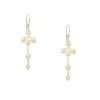 Hermione Harbutt Bride Gifts | Pearl Jewellery*Cafe Pearl Droplet Earrings Ivory