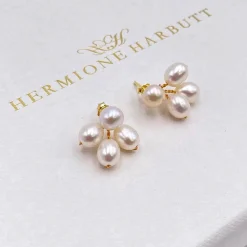 Hermione Harbutt Mother Of The Groom Gifts | Mother Of The Bride Gifts*Kensington Freshwater Pearl Earrings Ivory
