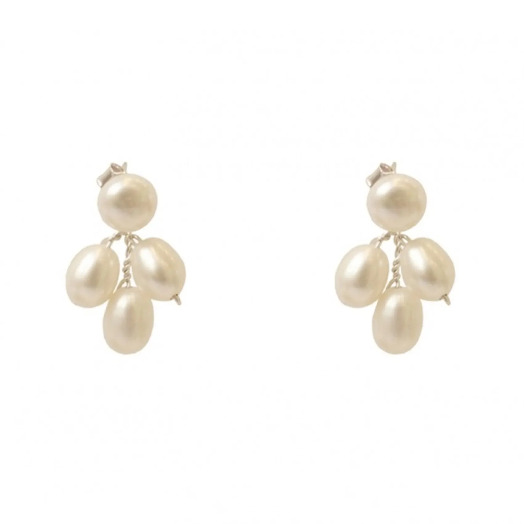 Hermione Harbutt Mother Of The Groom Gifts | Mother Of The Bride Gifts*Kensington Freshwater Pearl Earrings Ivory
