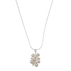 Hermione Harbutt Mother Of The Groom Gifts | Mother Of The Bride Gifts*Penny Freshwater Pearl Cluster Pendant Necklace Ivory