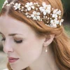 Hermione Harbutt Bridesmaid Gifts | Bride Gifts*Starlight Gold Pearl Drop Earrings Ivory/ Gold