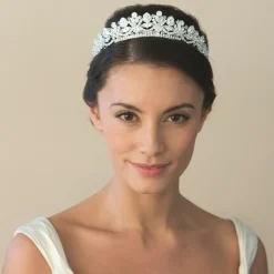 Ivory & Co Vintage Headpieces | Silver Hair Accessories*Ivory and Co Alexandra Silver Crystal Embellished Bridal Tiara