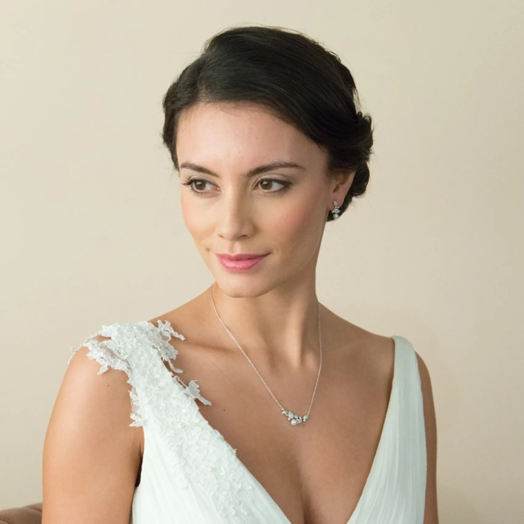 Ivory & Co Bridesmaid Gifts | Bride Gifts*Ivory and Co Aphrodite Crystal Leaves and Pearl Wedding Necklace