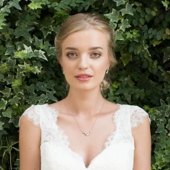 Ivory & Co Bridesmaid Gifts | Bride Gifts*Ivory and Co Aphrodite Crystal and Pearl Wedding Necklace (Rose Gold)