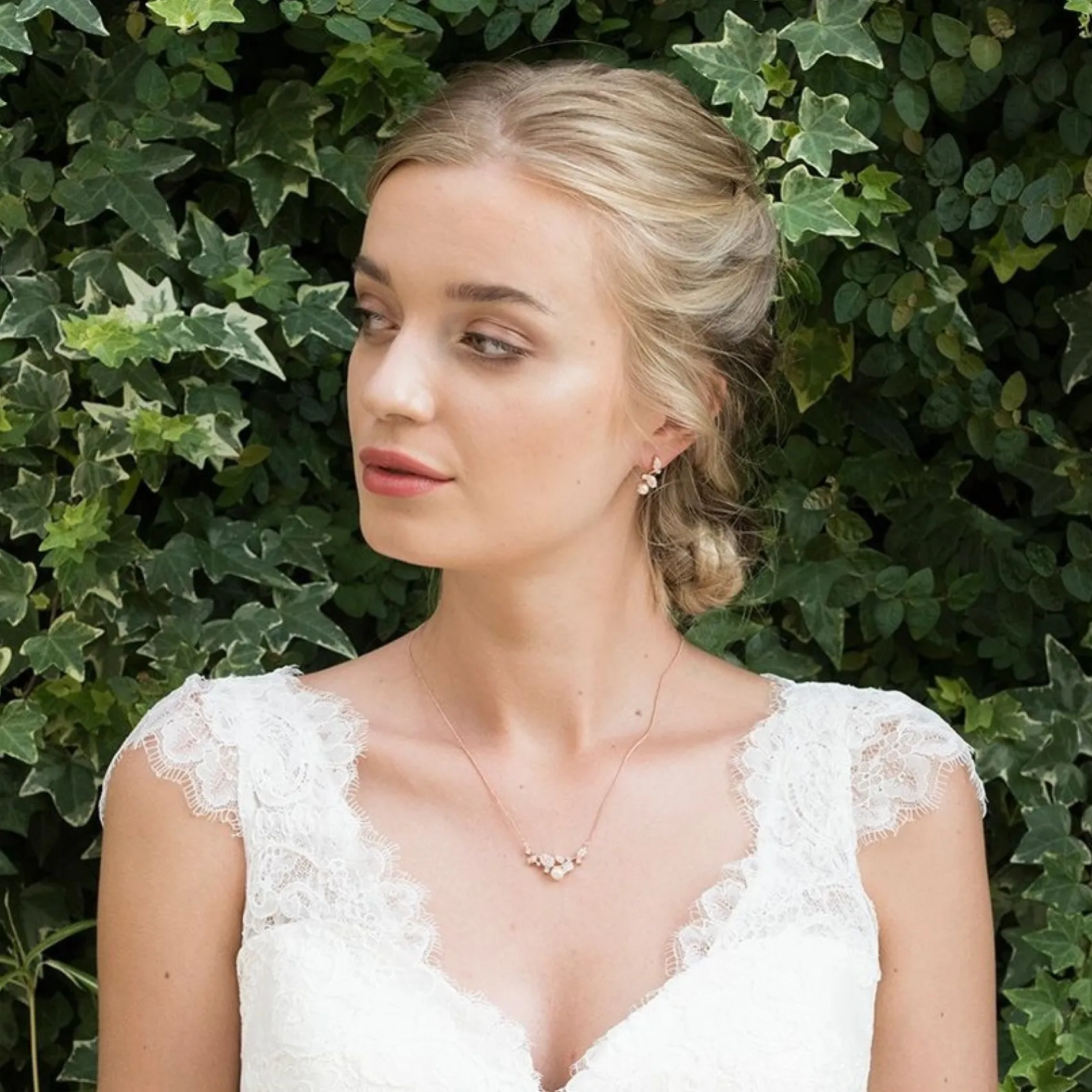 Ivory & Co Bride Gifts | Pearl Jewellery*Ivory and Co Aphrodite Rose Gold Bridal Jewellery Set