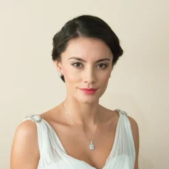 Ivory & Co Silver Prom Jewellery | Prom Jewellery Sets*Ivory and Co Art Deco Rectangular Crystal Jewellery Set