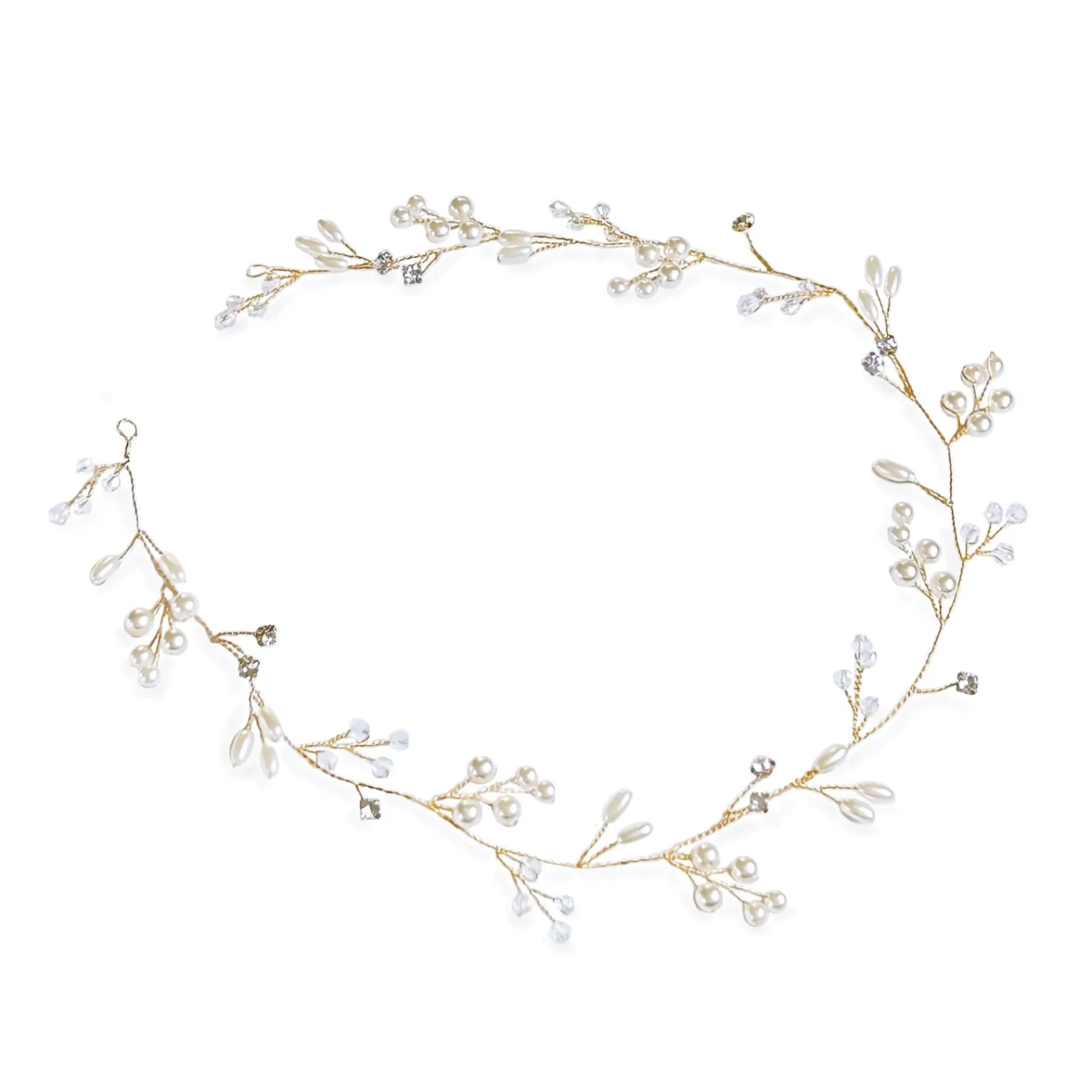 Ivory & Co Pearl Hair Accessories | Gold Hair Accessories*Ivory and Co Aurora Gold Dainty Pearl and Crystal Hair Vine