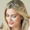 Ivory & Co Pearl Hair Accessories | Silver Hair Accessories*Ivory and Co Aurora Silver Dainty Pearl and Crystal Hair Vine