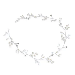 Ivory & Co Pearl Hair Accessories | Silver Hair Accessories*Ivory and Co Aurora Silver Dainty Pearl and Crystal Hair Vine
