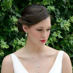 Ivory & Co Silver Prom Jewellery | Prom Earrings*Ivory and Co Bacall Crystal Drop Earrings