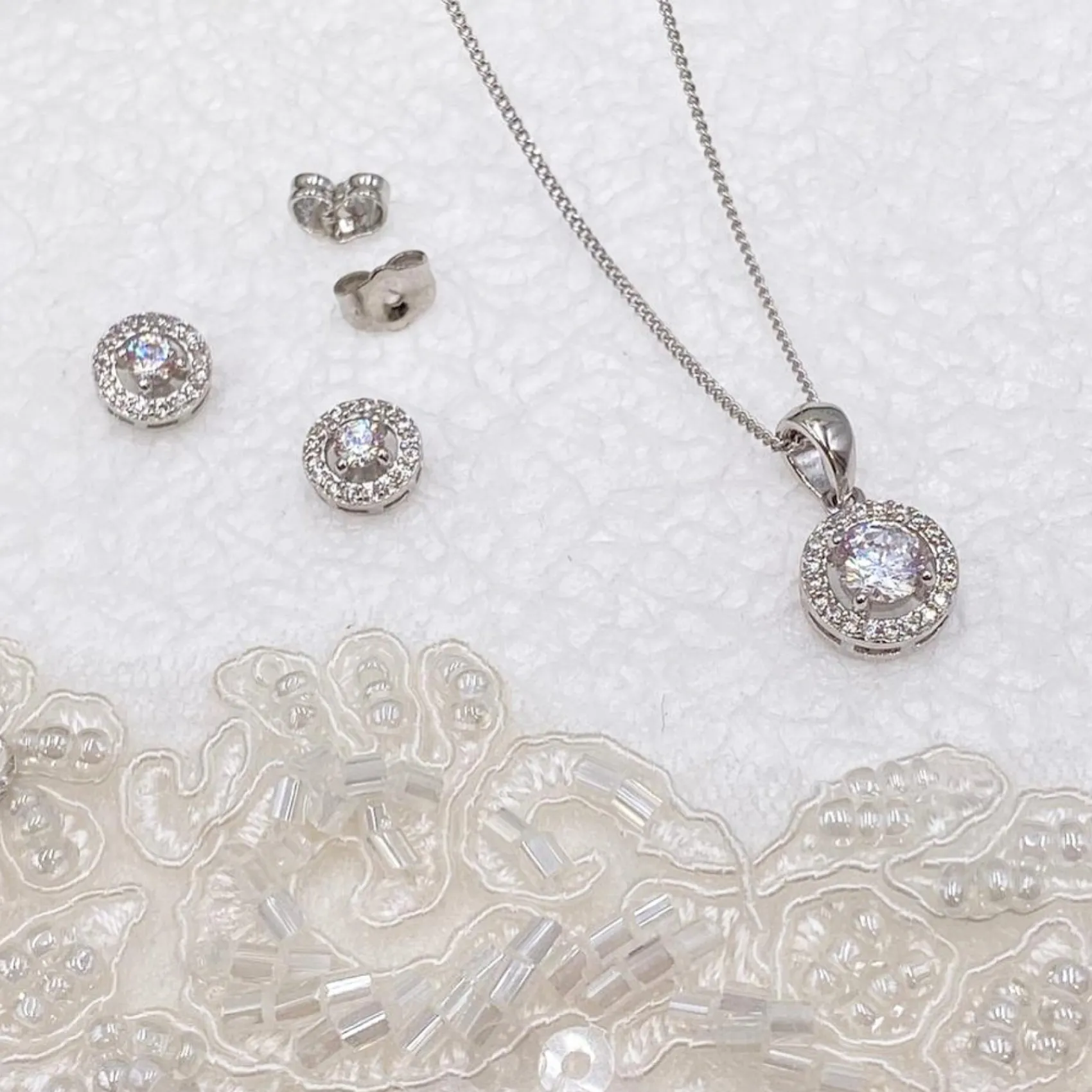 Ivory & Co Silver Prom Jewellery | Prom Jewellery Sets*Ivory and Co Balmoral Silver Wedding Jewellery Set