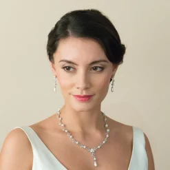 Ivory & Co Bride Gifts | Vintage Jewellery*Ivory and Co Belgravia Pearl and Crystal Drop Wedding Earrings