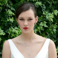 Ivory & Co Silver Prom Jewellery | Prom Necklaces*Ivory and Co Belmont Crystal Pendant Necklace