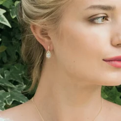 Ivory & Co Gold Prom Jewellery | Prom Earrings*Ivory and Co Belmont Crystal Drop Wedding Earrings (Gold)