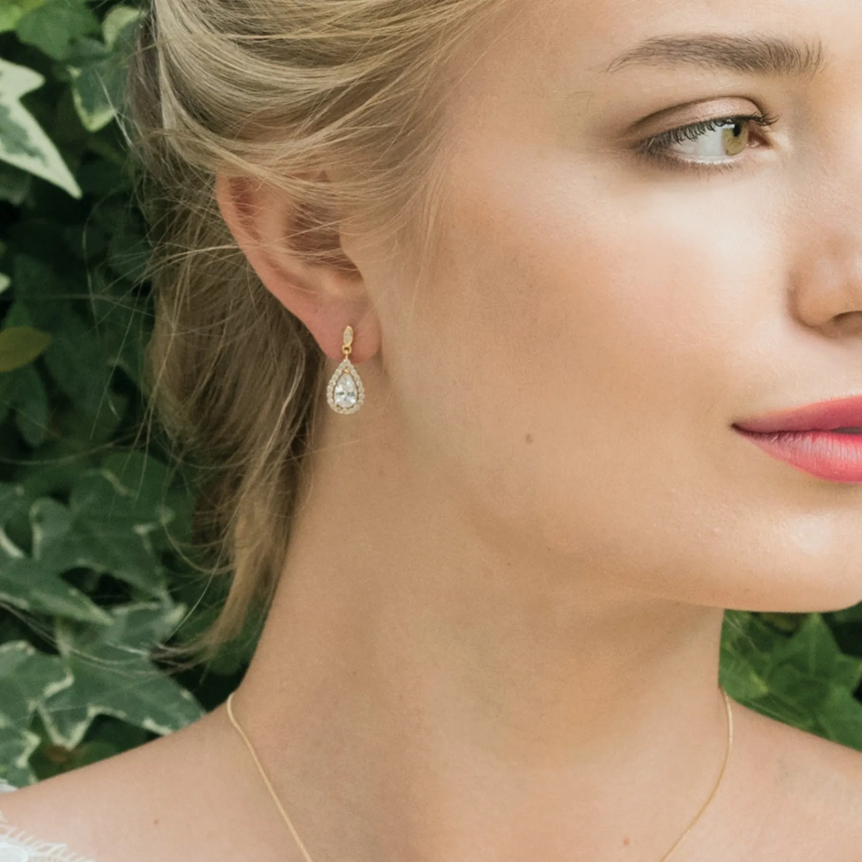 Ivory & Co Gold Prom Jewellery | Prom Earrings*Ivory and Co Belmont Crystal Drop Wedding Earrings (Gold)