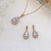 Ivory & Co Mother Of The Groom Gifts | Mother Of The Bride Gifts*Ivory and Co Belmont Rose Gold Crystal Bridal Jewellery Set