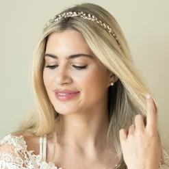 Ivory & Co Bridesmaid Gifts | Bride Gifts*Ivory and Co Bohemia Gold Delicate Pearl and Crystal Hair Vine