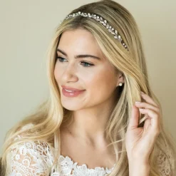 Ivory & Co Bride Gifts | Bridesmaid Gifts*Ivory and Co Bohemia Silver Delicate Pearl and Crystal Hair Vine