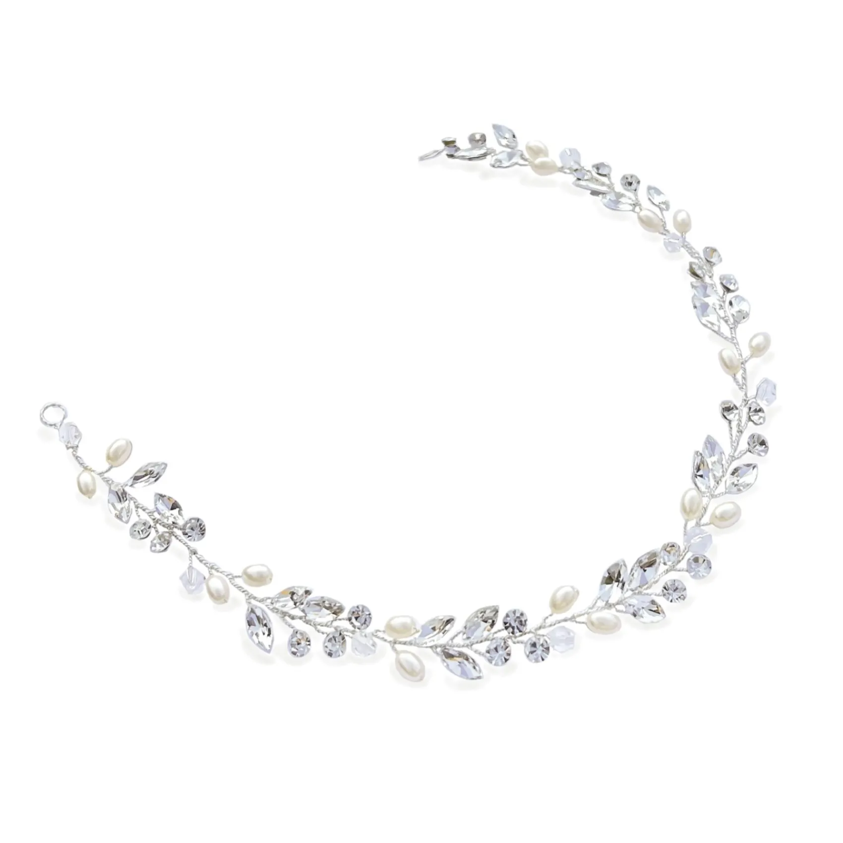 Ivory & Co Bride Gifts | Bridesmaid Gifts*Ivory and Co Bohemia Silver Delicate Pearl and Crystal Hair Vine