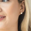 Ivory & Co Pearl Jewellery | Gold Wedding Jewellery*Ivory and Co Cairo Gold Classic Pearl Stud Earrings