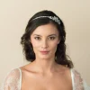 Ivory & Co Pearl Hair Accessories | Silver Hair Accessories*Ivory and Co Clara Pearl and Crystal Bridal Headband