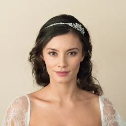 Ivory & Co Pearl Hair Accessories | Silver Hair Accessories*Ivory and Co Clara Pearl and Crystal Bridal Headband