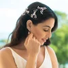 Ivory & Co Pearl Hair Accessories | Silver Hair Accessories*Ivory and Co Cosmos Silver Crystal and Pearl Hair Pin Set