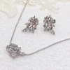 Ivory & Co Silver Prom Jewellery | Prom Jewellery Sets*Ivory and Co Cypress Vine of Leaves Bridal Jewellery Set