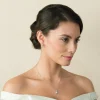 Ivory & Co Silver Prom Jewellery | Prom Earrings*Ivory and Co Eternity Crystal Teardrop Wedding Earrings