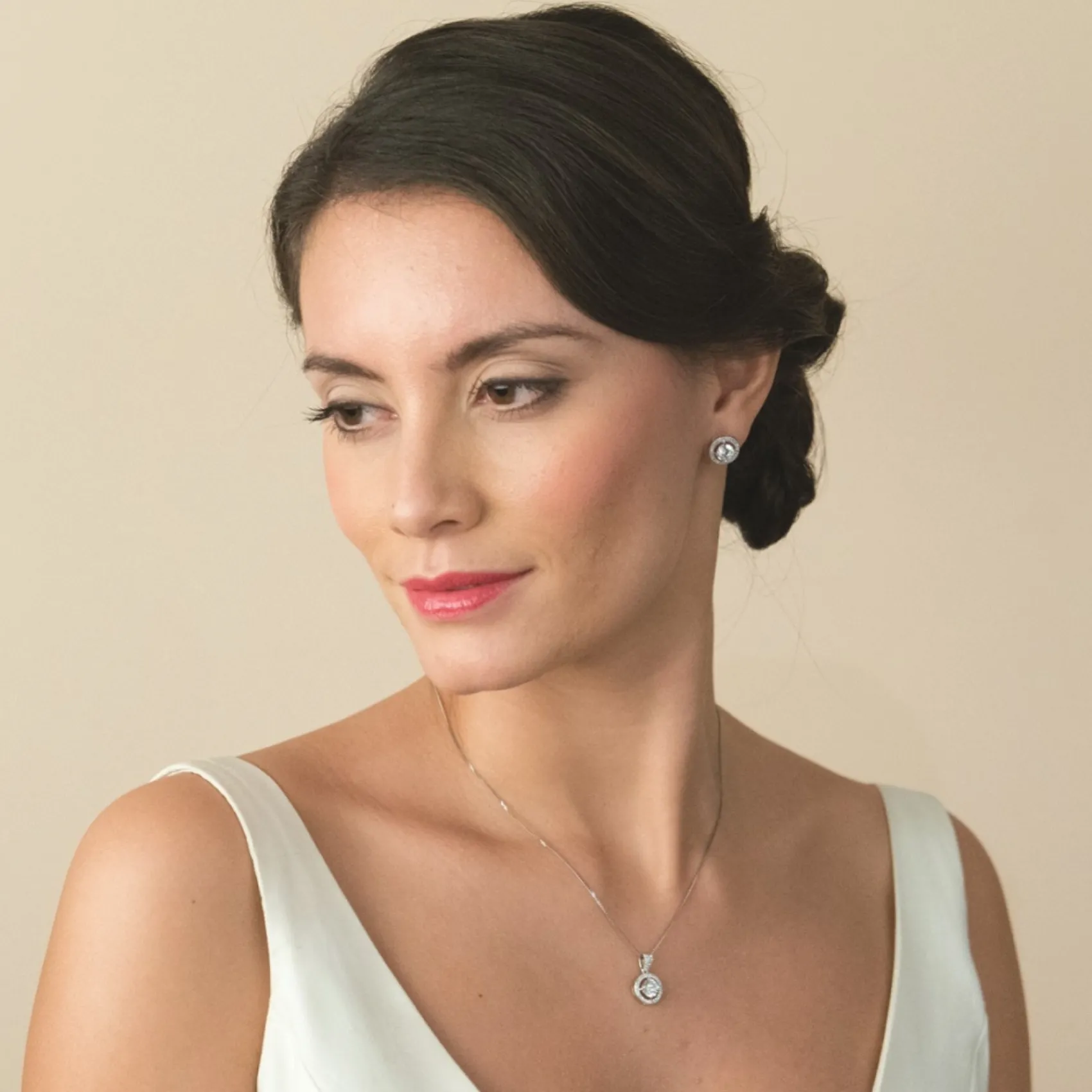 Ivory & Co Silver Prom Jewellery | Prom Earrings*Ivory and Co Hampton Cubic Zirconia Stud Earrings
