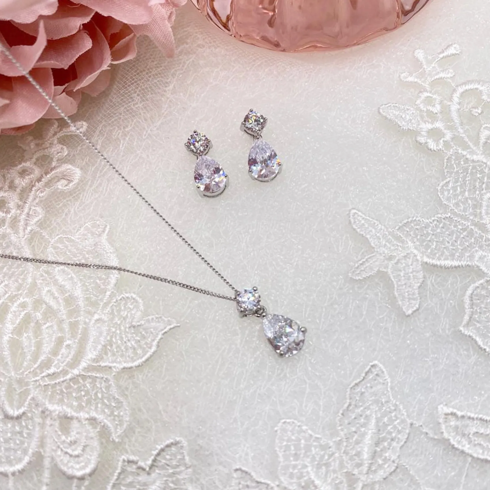 Ivory & Co Silver Prom Jewellery | Prom Jewellery Sets*Ivory and Co Imperial Cubic Zirconia Bridal Jewellery Set