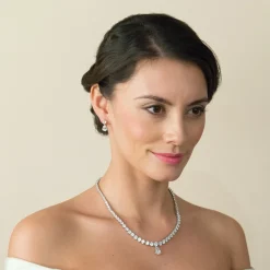 Ivory & Co Bride Gifts | Crystal Jewellery*Ivory and Co Imperial Cubic Zirconia Wedding Necklace