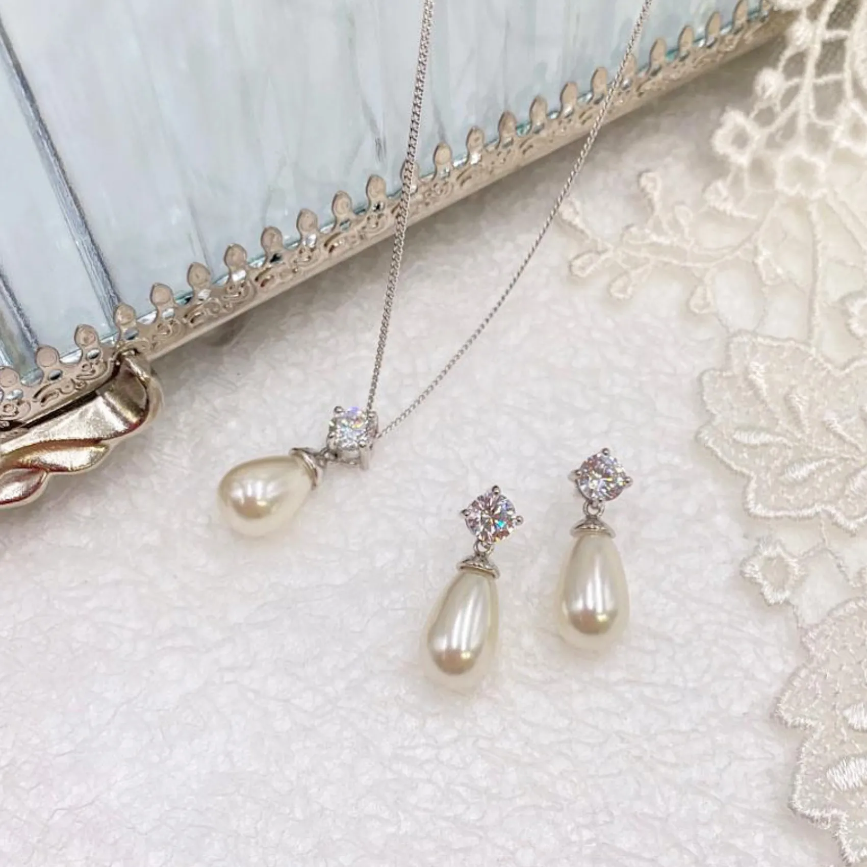 Ivory & Co Mother Of The Groom Gifts | Mother Of The Bride Gifts*Ivory and Co Imperial Pearl Bridal Jewellery Set