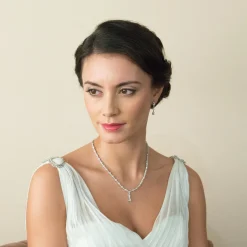 Ivory & Co Silver Prom Jewellery | Prom Earrings*Ivory and Co Kensington Cubic Zirconia Wedding Earrings