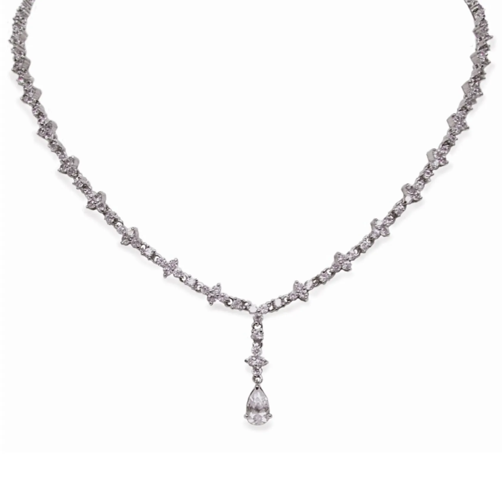 Ivory & Co Bride Gifts | Vintage Jewellery*Ivory and Co Kensington Cubic Zirconia Wedding Necklace