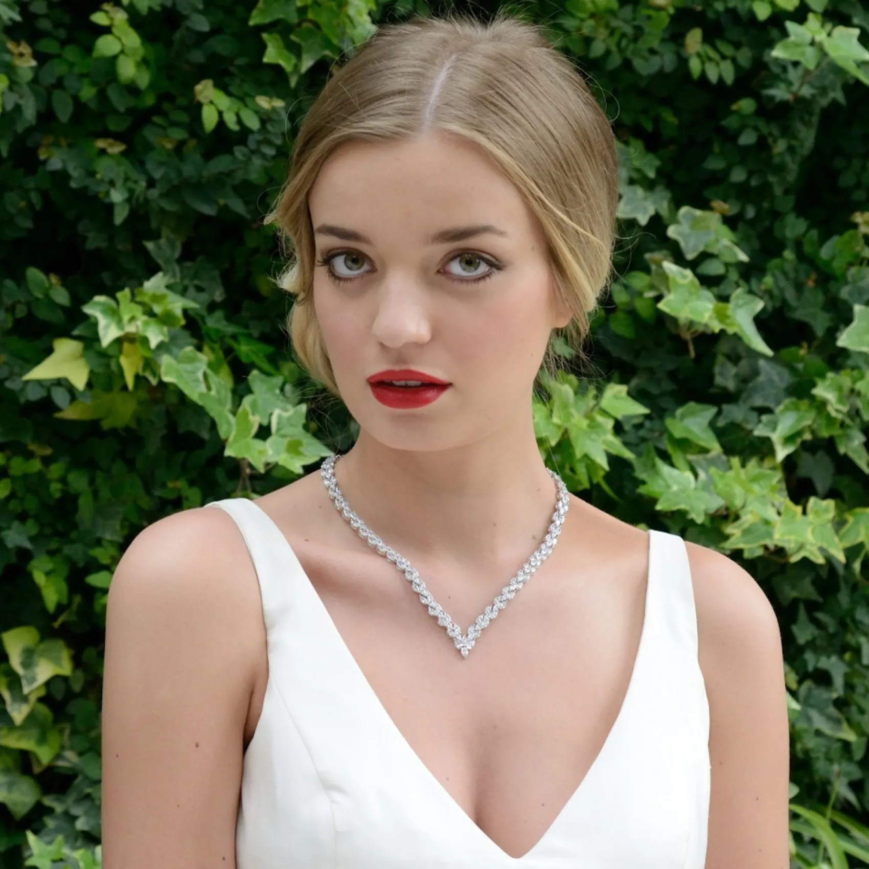 Ivory & Co Bride Gifts | Vintage Jewellery*Ivory and Co Lincoln Cubic Zirconia Wedding Necklace