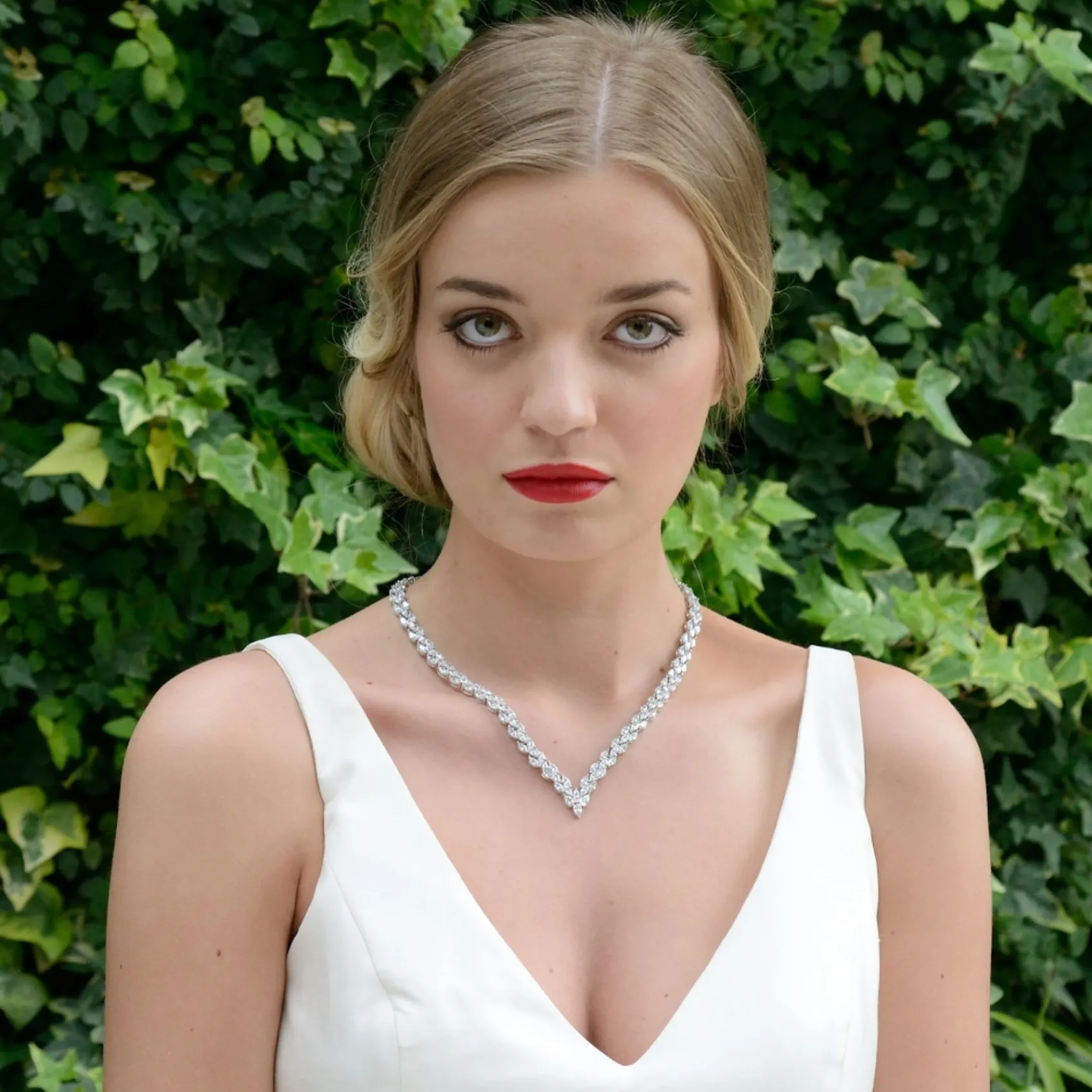 Ivory & Co Bride Gifts | Vintage Jewellery*Ivory and Co Lincoln Cubic Zirconia Wedding Necklace