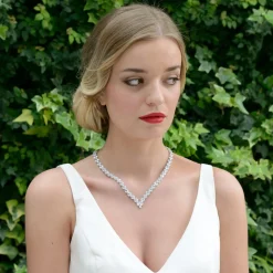 Ivory & Co Bride Gifts | Vintage Jewellery*Ivory and Co Lincoln Cubic Zirconia Wedding Necklace