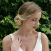 Ivory & Co Bridesmaid Gifts | Pearl Jewellery*Ivory and Co Lisbon Pearl Drop Wedding Earrings