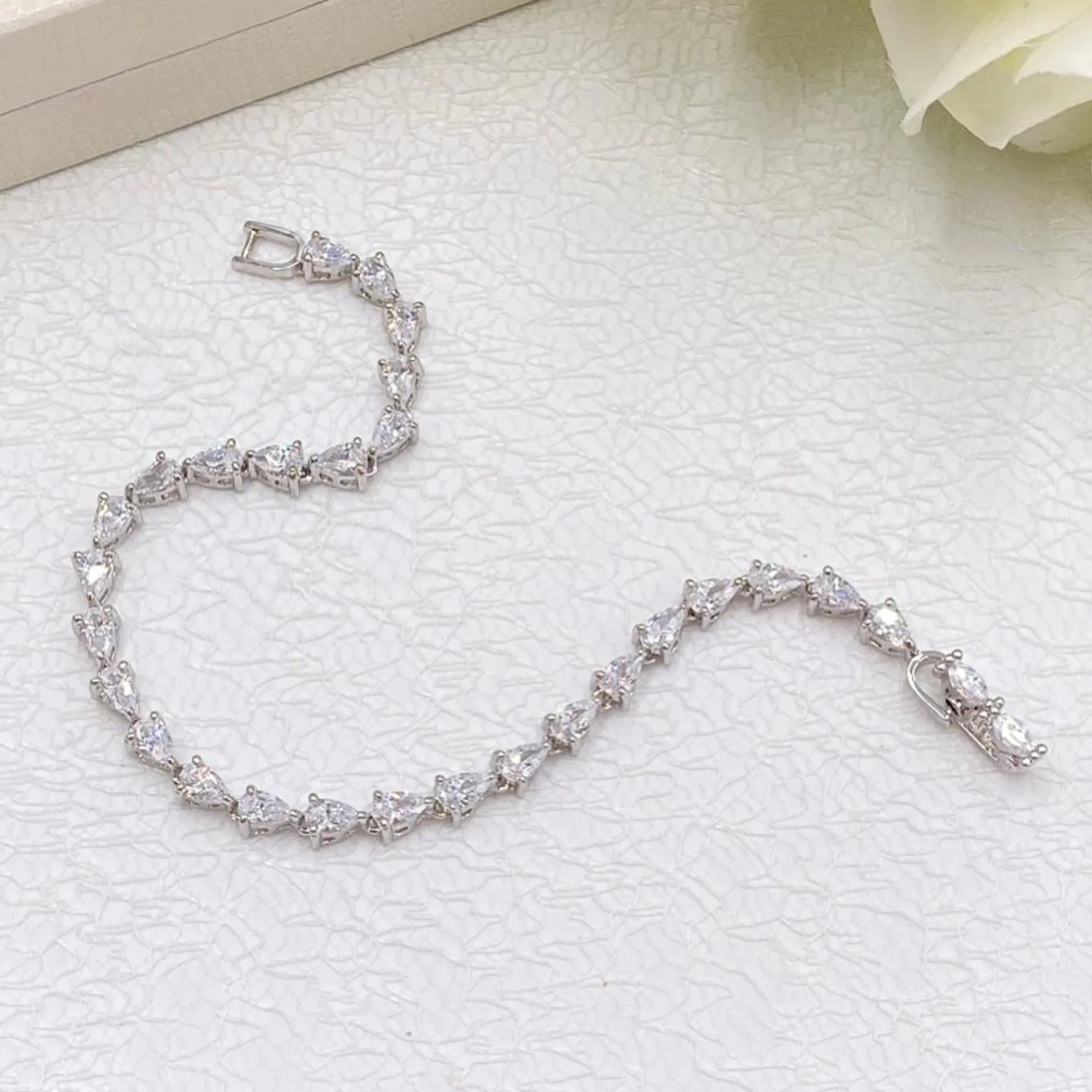 Ivory & Co Silver Prom Jewellery | Prom Bracelets*Ivory and Co Manhattan Cubic Zirconia Wedding Bracelet