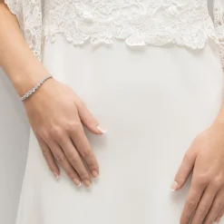 Ivory & Co Gold Prom Jewellery | Prom Bracelets*Ivory and Co Marseille Gold Graduating Crystal Toggle Bracelet
